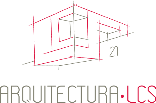 Logo abstracto en colores rojo y gris